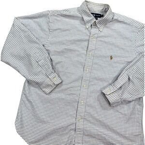 Ralph Lauren Shirt Men's 17 Gingham Button Down Check Classic Fit Long Sleeve